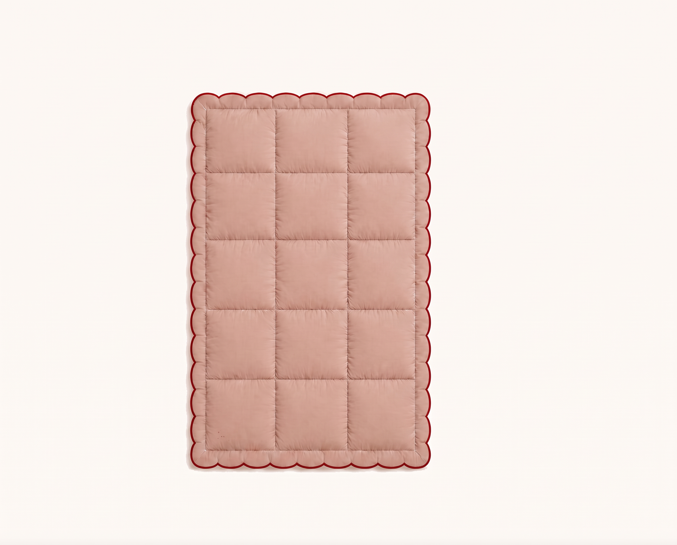 Kids Down Duvet, Rose with red rim